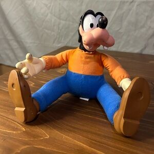 APPLAUSE Playmates DISNEY Goofy Plush & Vinyl Doll Vintage ‘90’s